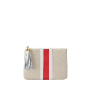 NEW GIGI women's westley wristlet in red stripe